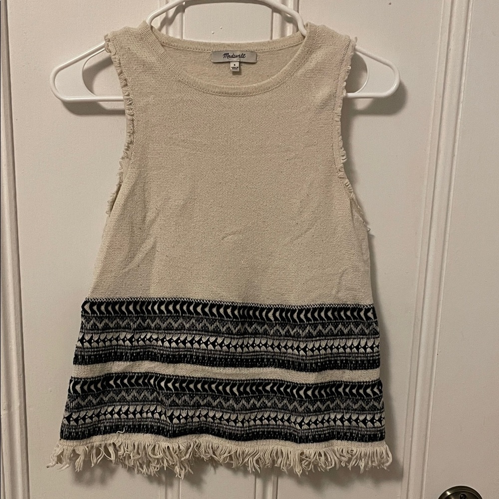 Madewell Cream Knit Sweater